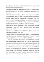 Diplomdarbs 'English-Latvian-Russian Equivalence of Proverbs that Contain the Names of Animal', 54.