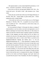 Diplomdarbs 'English-Latvian-Russian Equivalence of Proverbs that Contain the Names of Animal', 72.