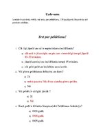 Paraugs 'Tests par peldēšanu', 1.