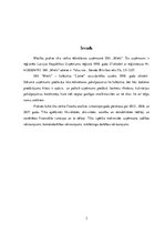 Paraugs 'SIA ''Miels'', prakses atskaite', 3.