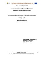 Referāts 'Datu bāze bankai', 1.