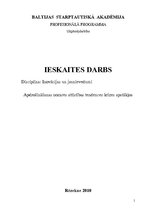 Eseja 'Apdrošināšanas nozares attīstības tendences krīzes apstākļos', 1.