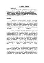 Konspekts 'Jānis Ezeriņš', 1.