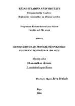 Konspekts 'Rietumvalstu un ASV ekonomika monpolistikās konkrences periodā (19.-20.gadsimta ', 1.