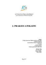 Prakses atskaite 'SIA "Carousel" prakses atskaite', 1.