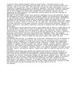 Eseja 'The Age of Technological Achievement', 1.