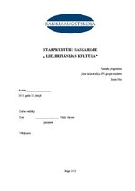 Referāts 'Lielbritānijas kultūra', 1.