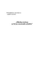 Referāts 'Mūzikas ietekme uz bērna emocionālo attīstību', 1.