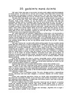 Eseja '20.gadsimts manā dzimtā', 1.