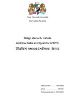 Paraugs 'Statiski nenosakāms rāmis', 1.