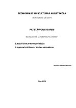 Prezentācija 'Apmierinātība ar darbu sekmēšanu', 1.