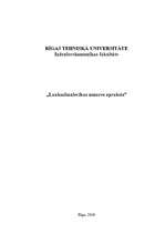 Referāts 'Lauksaimniecības nozares apraksts', 1.