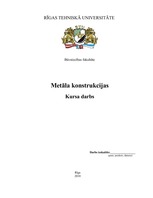 Paraugs 'Metāla konstrukcijas', 1.
