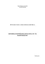 Referāts 'Retorikas definējums, runas stili un to raksturojums', 1.