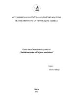 Referāts 'Turbidimetriska sulfātjonu noteikšana', 1.