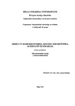 Konspekts 'Mikro un makroekonomika. Resursu ierobežotība. Alternatīvās izmaksas', 1.