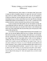 Eseja '"Palīdzi cilvēkam, un tu būsi kalpojis cilvēcei." Rūdolfs Blaumanis', 1.