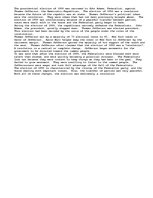 Eseja 'Presidential Election of 1800', 1.