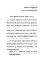 Eseja 'Ētikas dilemma skolotāja apģērbs / izskats', 1.