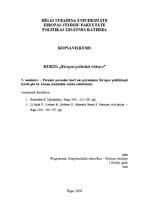 Konspekts 'Pirmais pasaules karš un pārmaiņas Eiropas politiskajā kartē pēc tā. Jaunu nacio', 1.