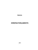 Referāts 'Eiropas Parlaments', 1.