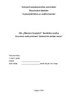 Referāts 'SIA "Maiznīca Liepkalni" likviditātes analīze', 1.