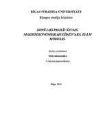 Konspekts 'Kopējais piedāvājums. Makroekonomiskais līdzsvars. IS-LM modelis', 1.
