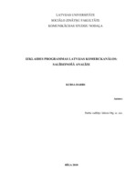 Referāts 'Izklaides programmas Latvijas komerckanālos: salīdzinošā analīze', 1.