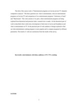 Referāts 'Izklaides programmas Latvijas komerckanālos: salīdzinošā analīze', 3.