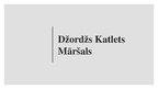 Prezentācija 'Džordžs Katlets Māršals', 1.