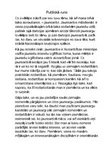 Eseja 'Publiskā runa - Latviešu valoda - eksāmens', 1.