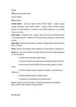 Konspekts 'Integrētā stunda ar vizuālās mākslas dominanti', 1.