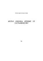 Referāts 'Muitas nodokļa ietekme uz tautsaimniecību', 1.