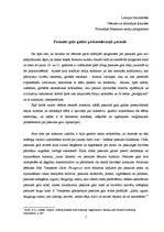 Eseja 'Pasaules gala gaidas postmodernajā pasaulē', 1.