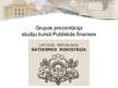 Prezentācija 'Grupas darbs studiju kursā "Publiskās finanses". Satiksmes ministrija', 1.