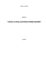Referāts 'Loteriju un akciju izmantošana tiešajā tirgvedībā', 1.
