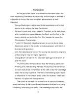 Referāts 'Presidents of the United States of America', 21.