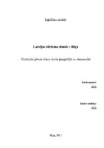 Referāts 'Latvijas tūrisma zīmols - Rīga', 1.