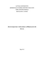 Referāts 'Jūras transportam ir tieša ietekme uz Baltijas jūras vidi', 1.