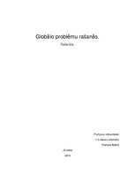 Referāts 'Globālo problēmu rašanās', 1.