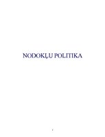 Referāts 'Nodokļu politika', 2.