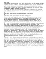 Eseja 'Free Trade, Countries with the Highest and the Lowest Trade Tariffs', 1.