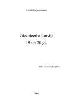 Referāts 'Glezniecība Latvijā 19., 20.gadsimtā', 1.