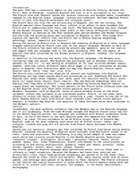 Eseja 'The Effect of the Normans on Middle English ', 1.