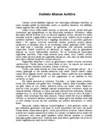 Eseja 'Indiešu ēšanas kultūra', 1.