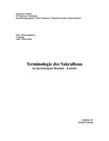 Referāts 'Terminologie des Sakralbaus im Sprachenpaar Deutsch - Lettisch', 1.