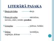 Prezentācija 'Literārā pasaka, literāri publicistiskie žanri un mazās prozas formas', 2.