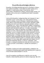 Eseja 'Draudzība kā psiholoģijas jēdziens', 1.