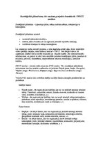 Konspekts 'Stratēģiskā plānošana, tās nozīme projekta kontekstā. SVID analīze', 1.