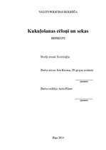 Referāts 'Kukuļošanas cēloņi un sekas', 1.